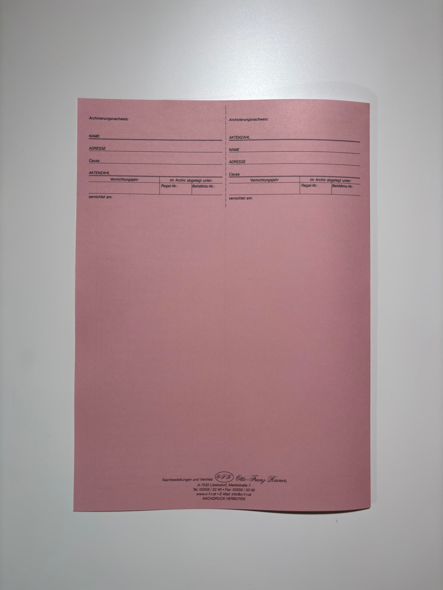 Handakten-Umschläge - 200 Stück je Verpackungseinheit