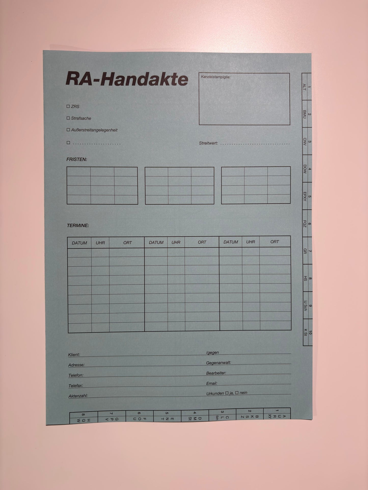 Handakten-Umschläge - 200 Stück je Verpackungseinheit