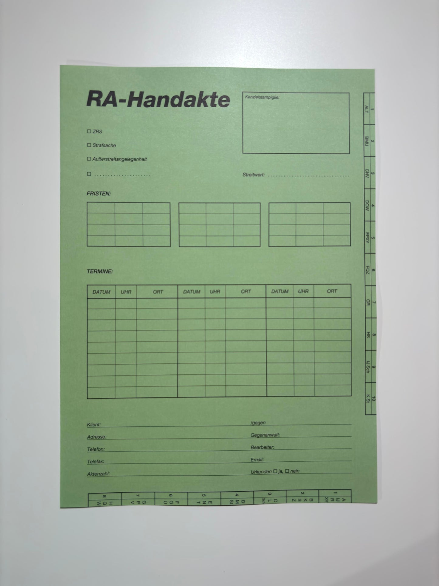 Handakten-Umschläge - 200 Stück je Verpackungseinheit