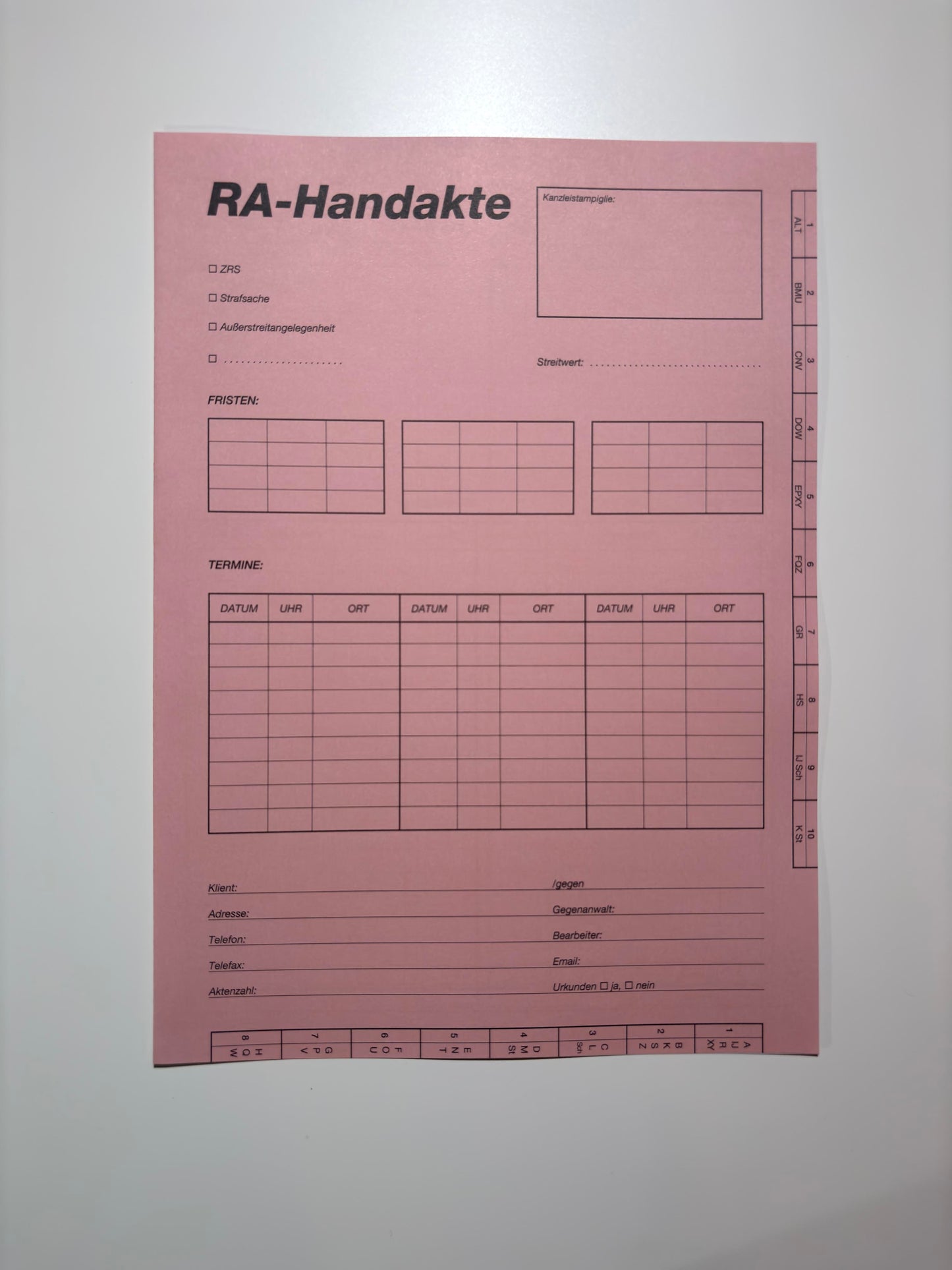 Handakten-Umschläge - 200 Stück je Verpackungseinheit